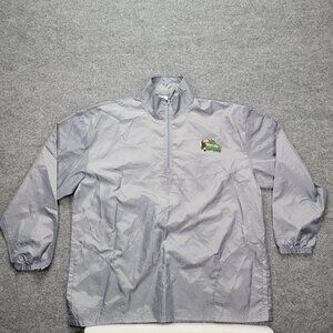 Team USA Windbreaker Jacket Mens 2XL Gray 1/4 Zip Pullover Casual‎ Road to Rio